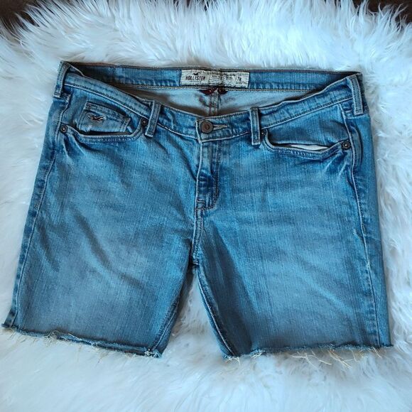 Women's Hollister stretch denim shorts size 7 r - Picture 1 of 9
